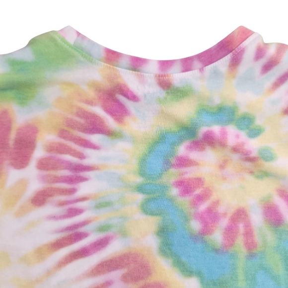 Barbie Movie Adult Short Sleeve Graphic Rainbow Tie-Dye T-Shirt "I Am Kenough" S - Picture 7 of 8